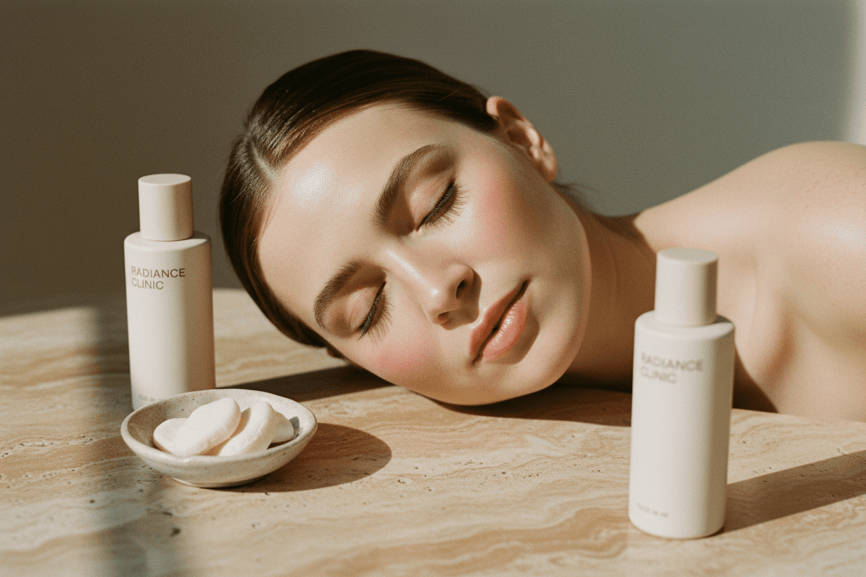 Radiance Clinic — barriere-gevoelig — hero illustration