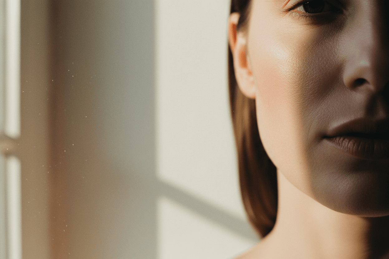 Radiance Clinic — huidtextuur — hero illustration